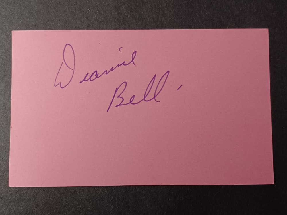 Dianne Bell Signed Index Card - Ballet