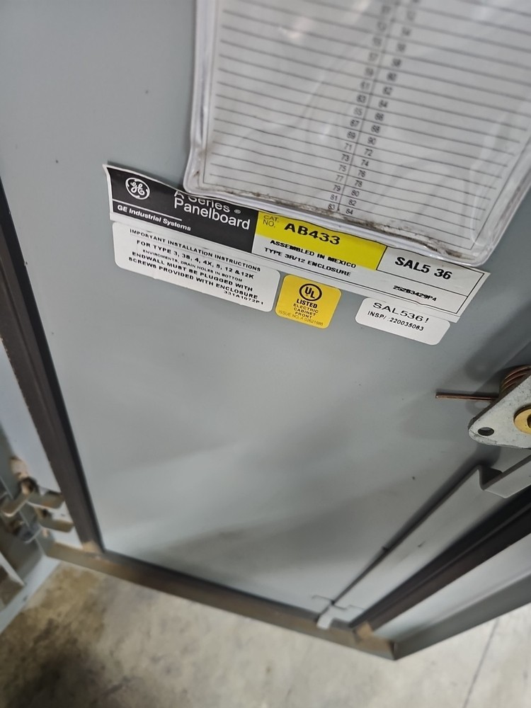 General Electric AB433 A-Series FRONT COVER ONLY