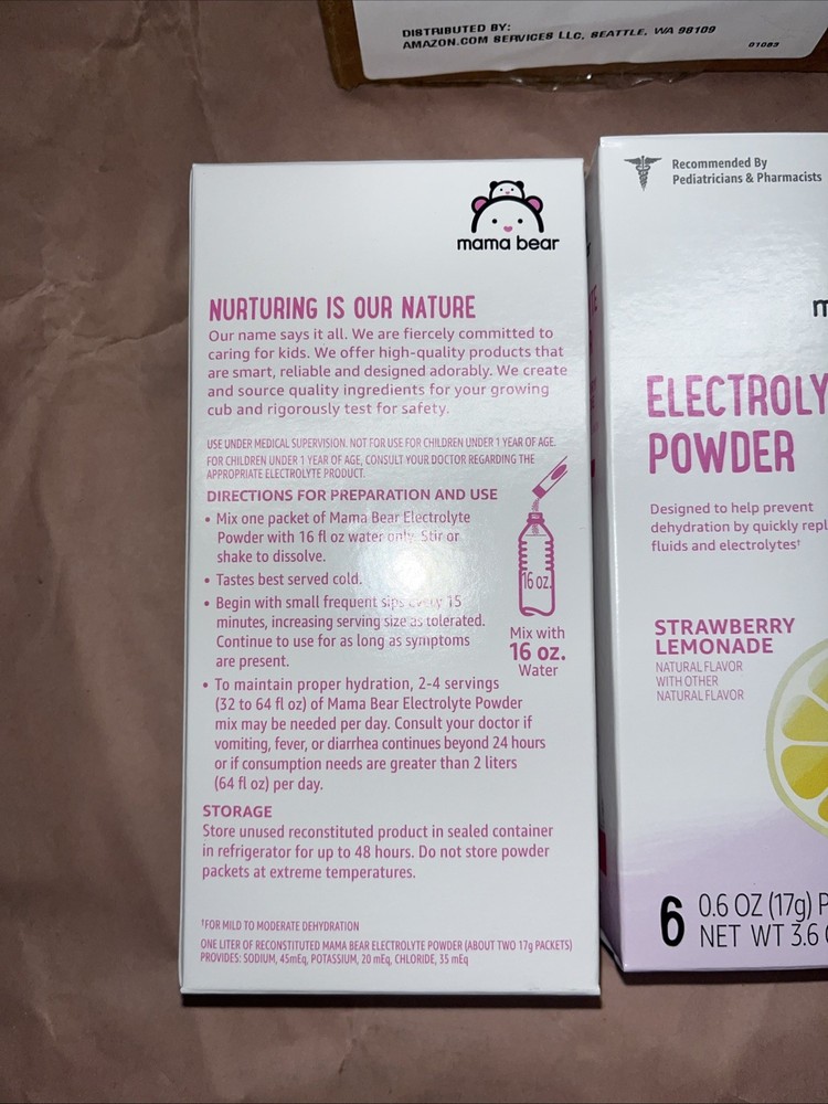 Mama Bear Electrolyte Powder 36 Packets