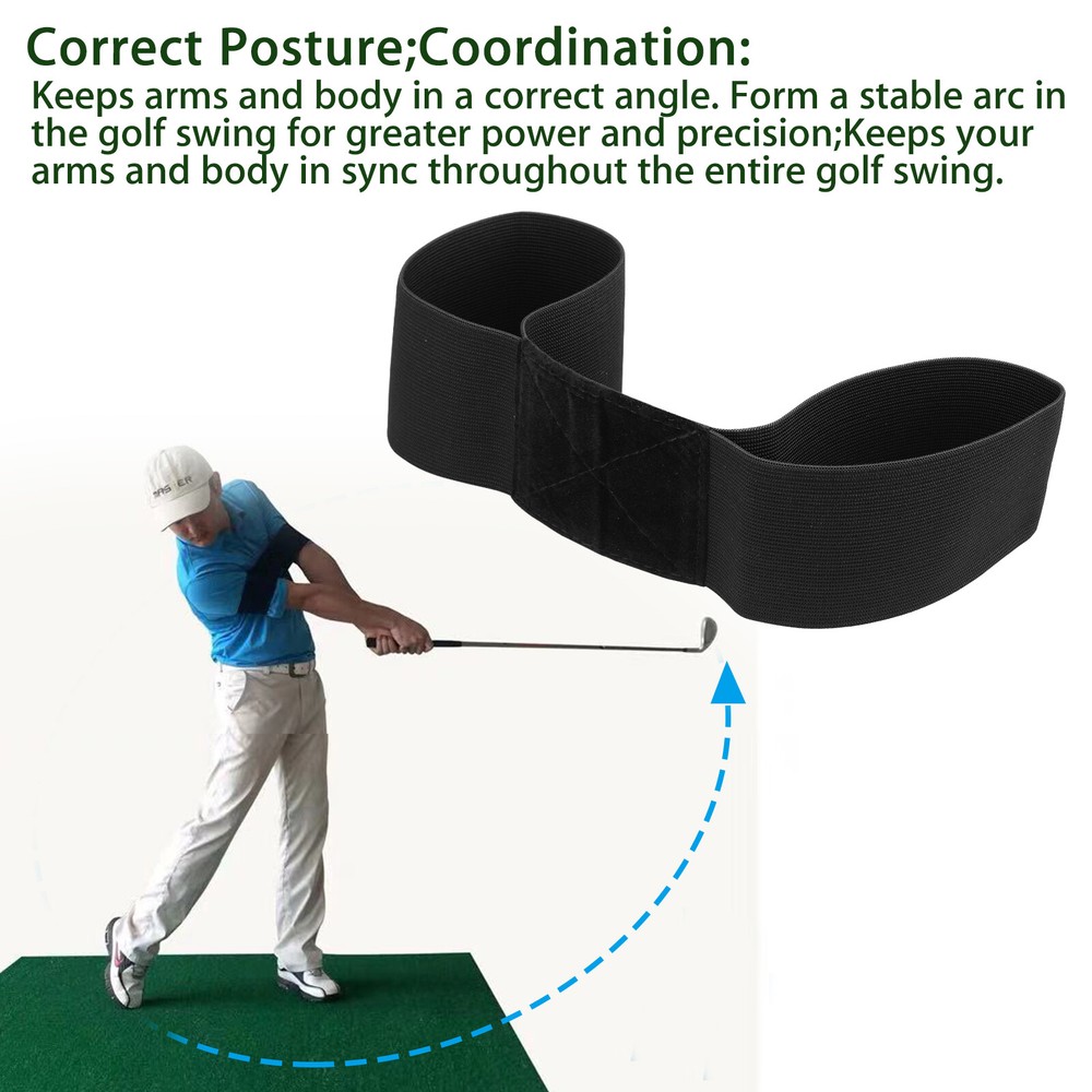 Golf Swing Training Aid - Swing Correcting Arm Band - Create the Perfect Motion