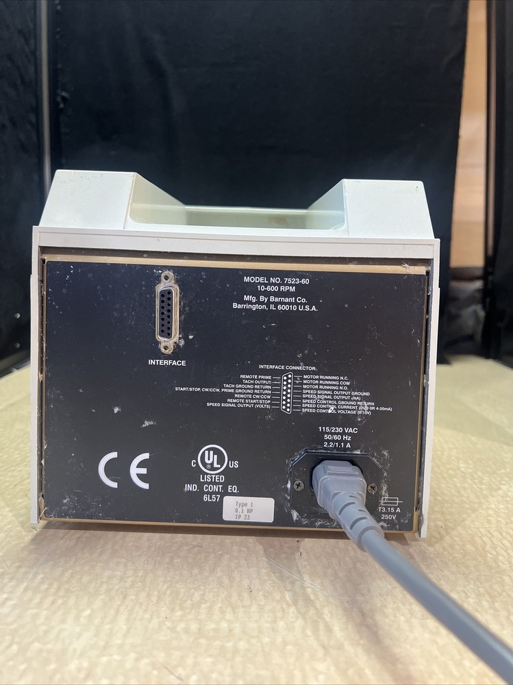 Cole Parmer 7523-60 MasterFlex LS Pump Computerized Drive Powers On, ER. 1 #2