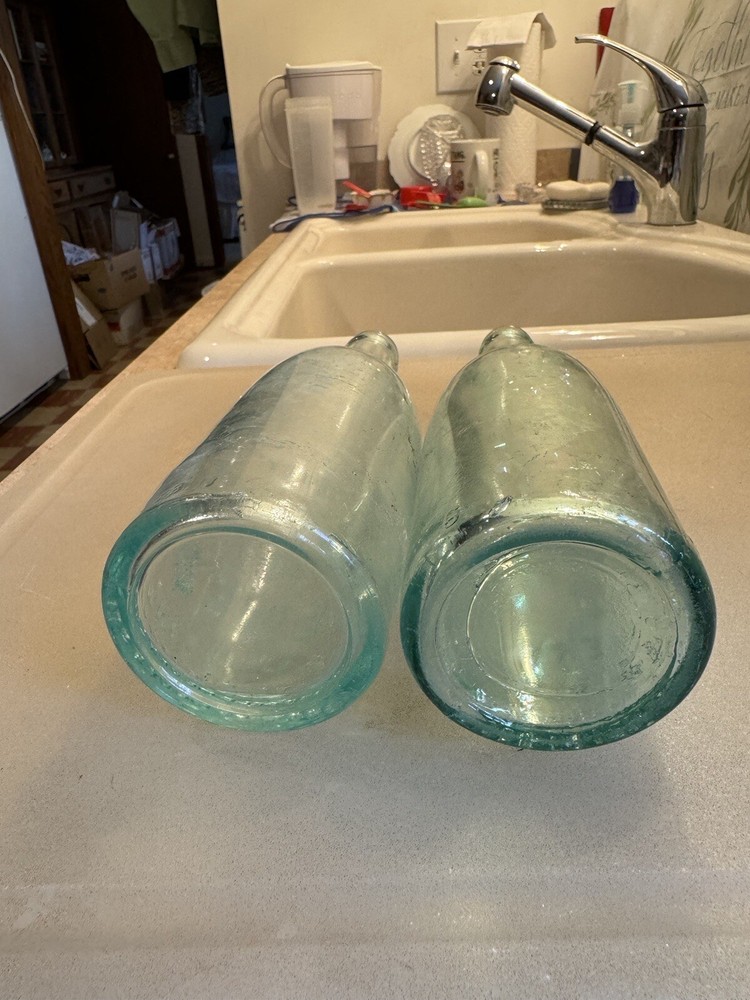 2 Diff Color Fred Bauernschmidt American Brewery Baltimore MD Beer Bottles 1915