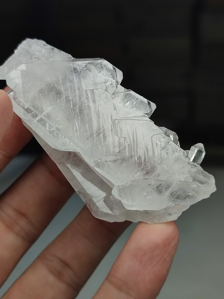 Faden Quartz Crystal With Good Luster & Nice Termination-Pak.
