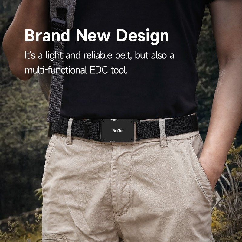 NexTool Multifunctional Belt P50 Essential Integrated Tools Aluminum Polyester