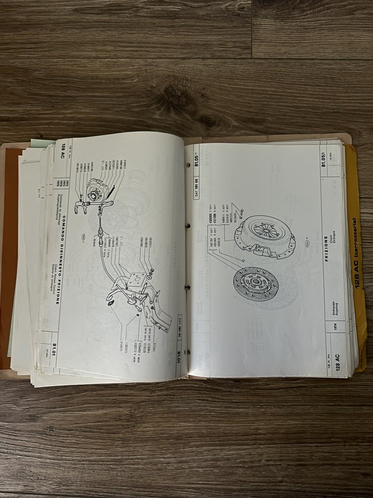 Fiat 128 S Catalog Spare Parts
