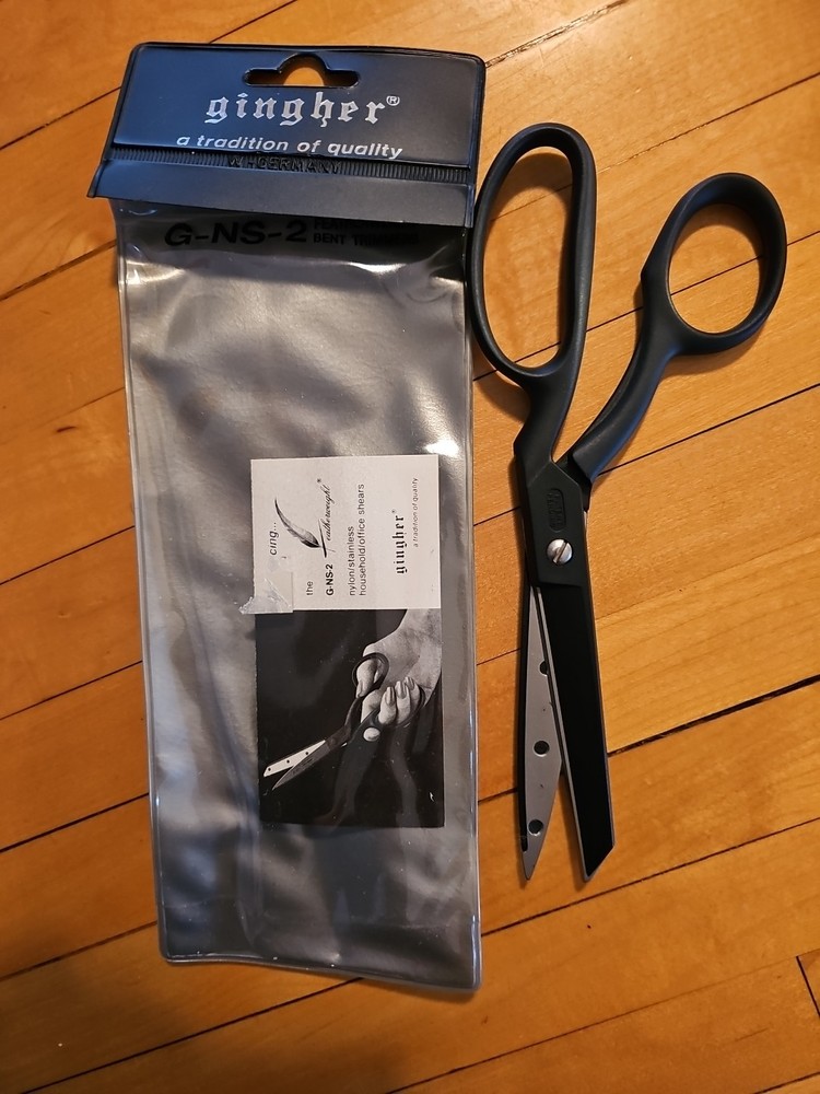 Gingher Featherweight G-NS-2 Scissors - 8" Stainless Steel Shears Super Sharp