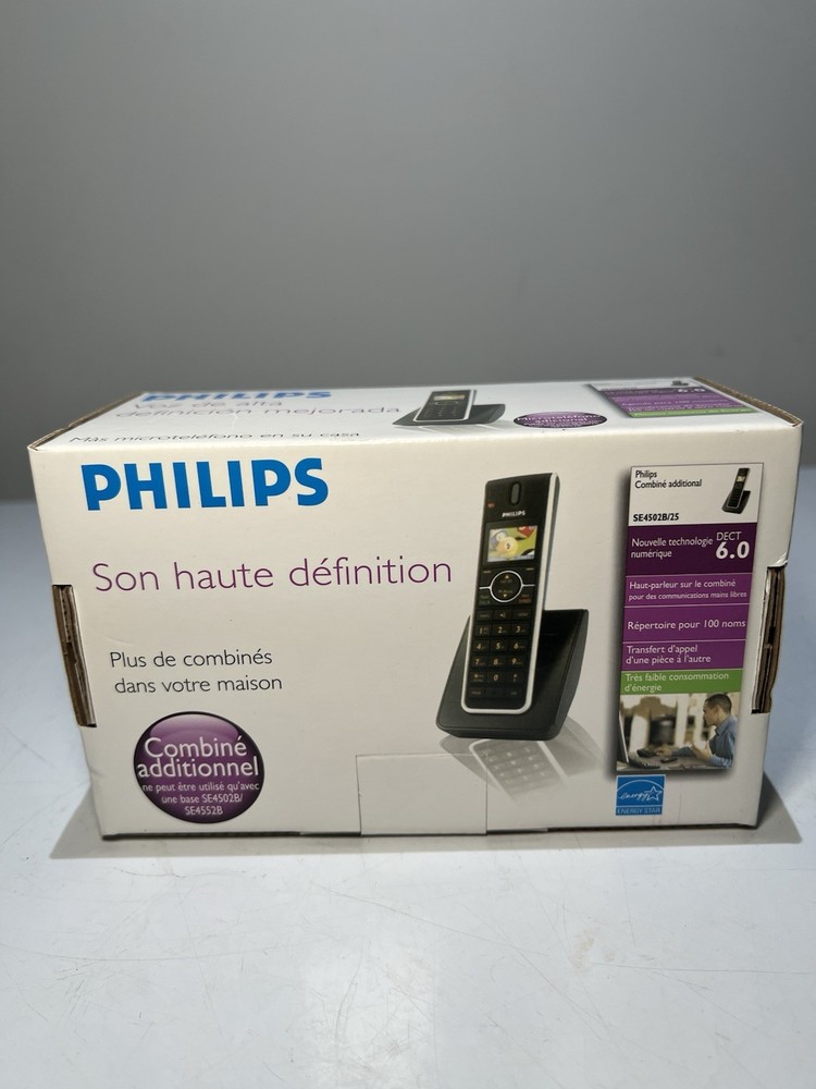 Philips Handset Phone DECT 6.0 SE4502B/25