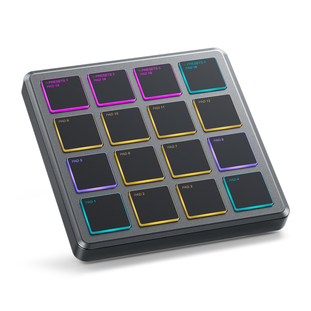 Donner STARRYPAD MINI MIDI Controller 16 Pads Beat Maker Machine Drum Machine