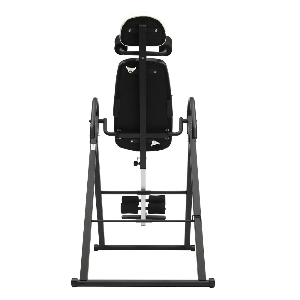Foldable Inversion Table Teeter Advanced Back Pain Ankle Relief Gravity Fitness