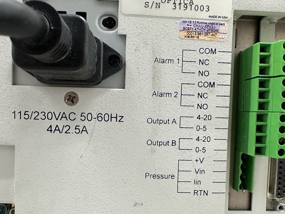 General Eastern OPA10XA1X000000 Optica Hygrometer Dew Point Analyzer