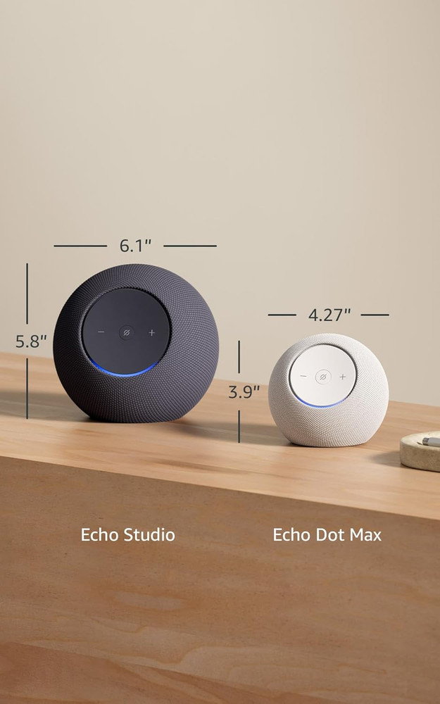 Echo Studio (Newest Model), Compact Design, Immersive Spatial Audio and Dolby At
