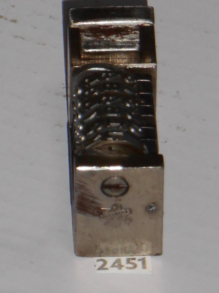WMA | letterpress numbering machine | 2451