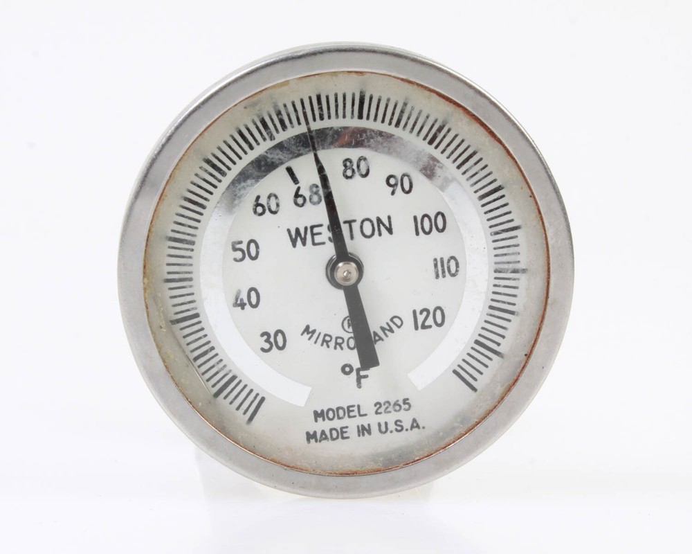 DIAL FACED & TRAY THERMOMETER SET