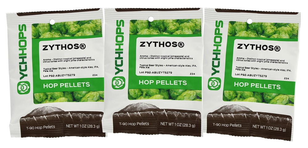 Zythos Hop Pellets 3 oz. for Home Brew Beer Making