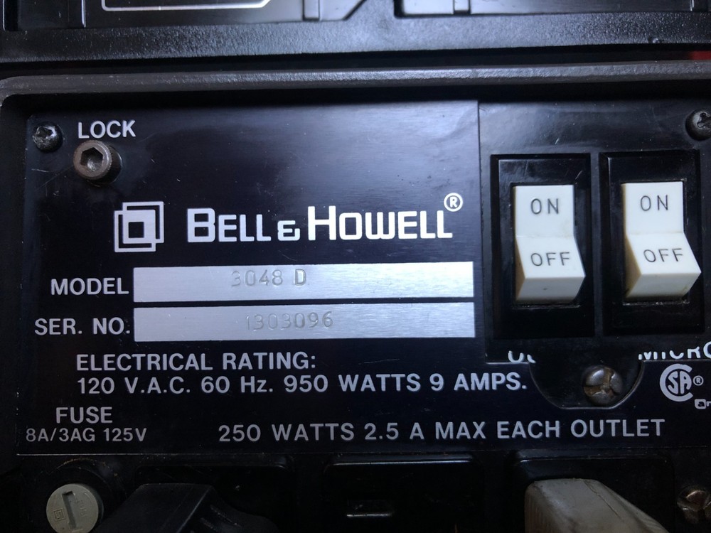 BELL & HOWELL APPLE II PLUS (A2S1) “DARTH VADER” COMPUTER SYSTEM