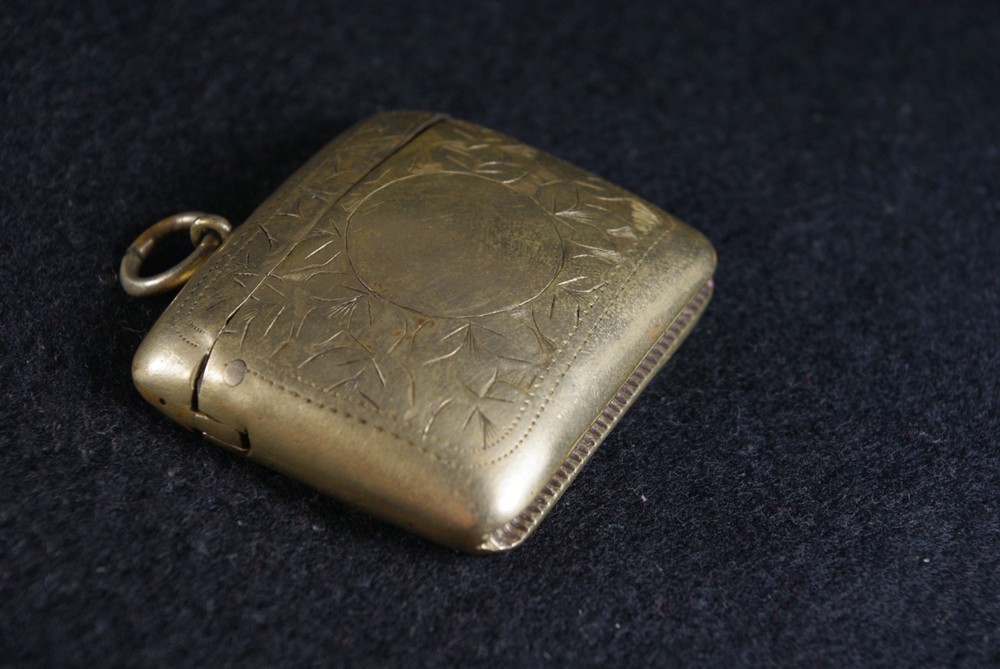 Antique Matchbox Case Rare (№09)