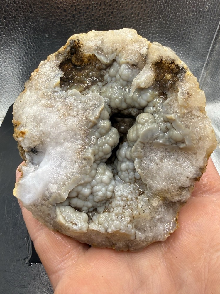 Ancient Fossilized Indiana Geode Botryoidal Agate 1,960 Carats