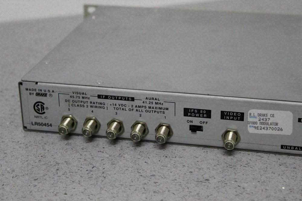 Frontline Communications Drake IFM80 720 EAS Modulator Tested FREE SHIPPING