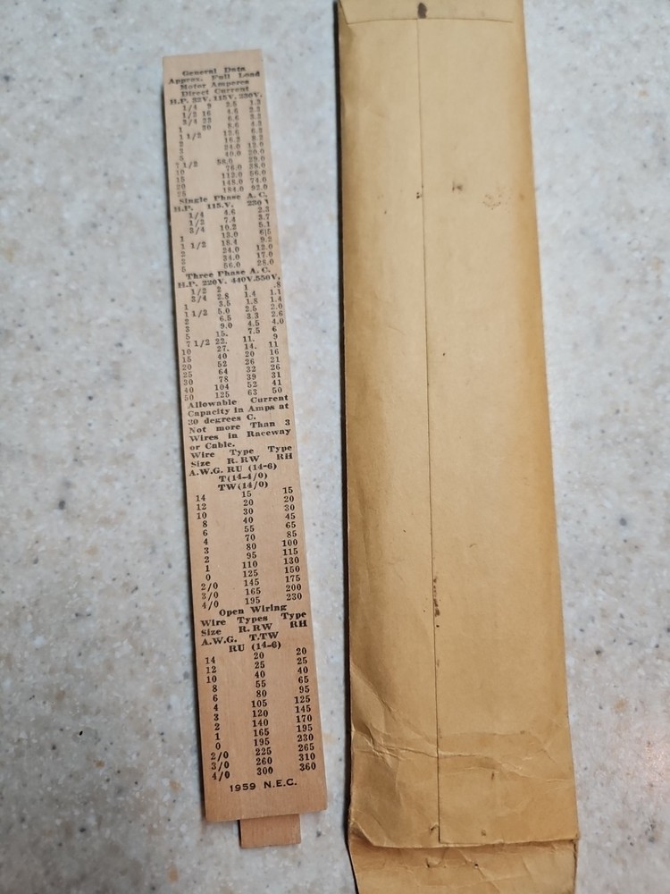 slide ruler Arkansas Power And Light