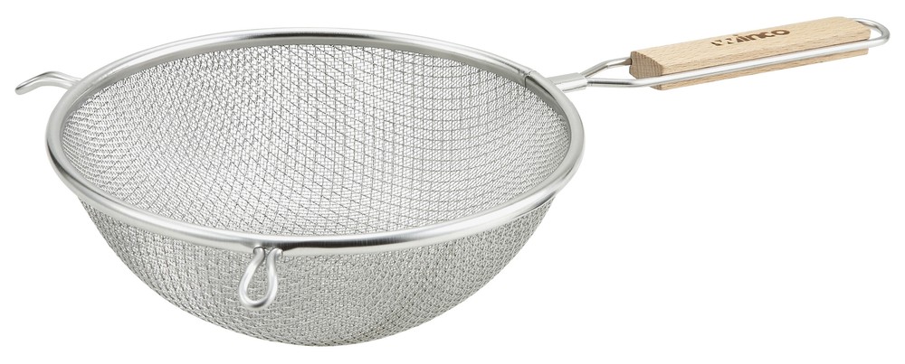 8" Double Mesh Strainer, Fine, S/S (12 Each)