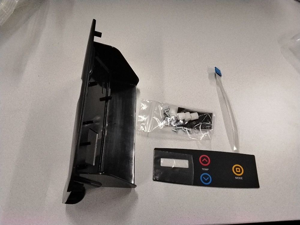 Raypak 009491F – OEM pool heater control bezel with switch decal