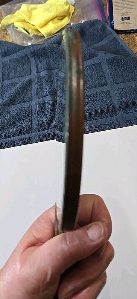 vintage hand-held vanity mirror