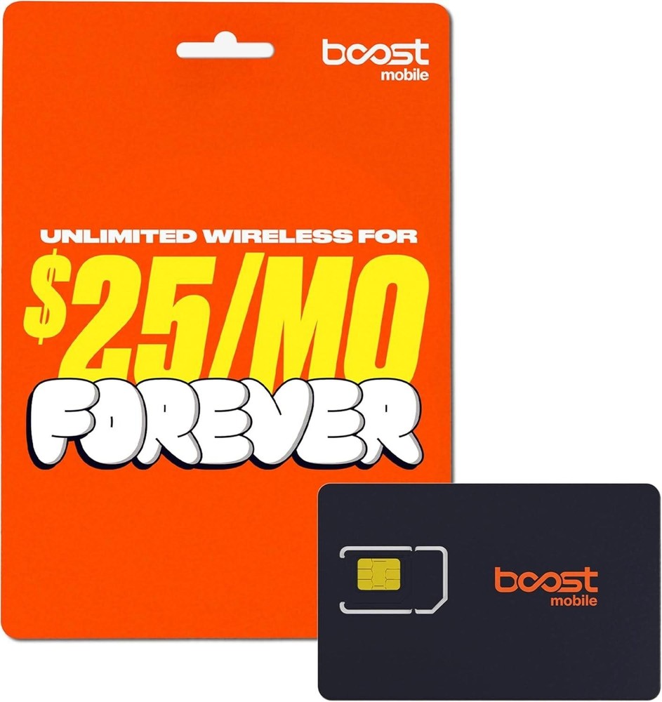 Boost Mobile SIM Kit | $25/mo Forever Unlimited Plan with Auto-pay |... | Ebay
