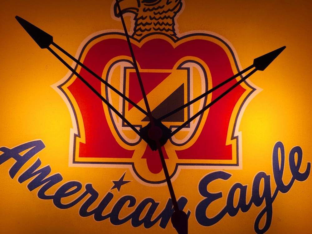 American Eagle Bicycles Vintage Advertising Pam Clock