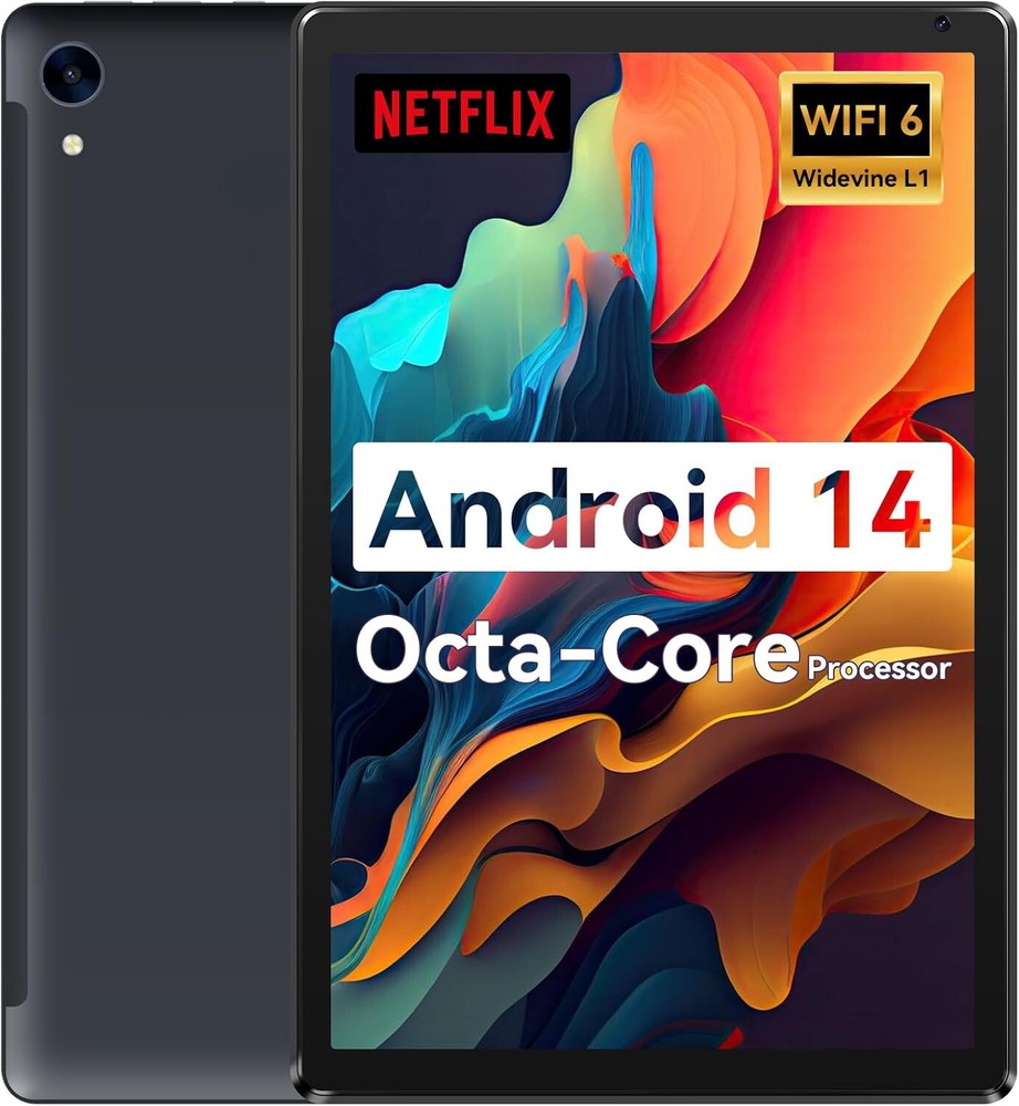URAO 10.1" Android Tablet with Octa-core Processor 10GB RAM 128GB ROM HD IPS