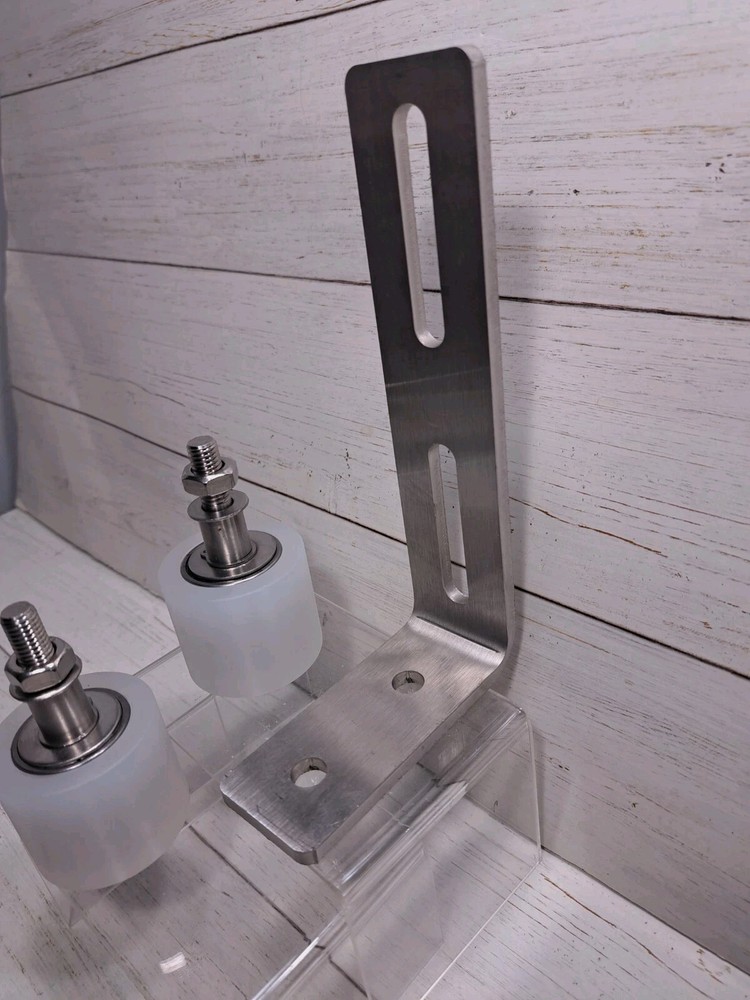 Gate Roller Guide Adjustable Sliding Gate Nylon Roller 1 5/8'' with L Shaped