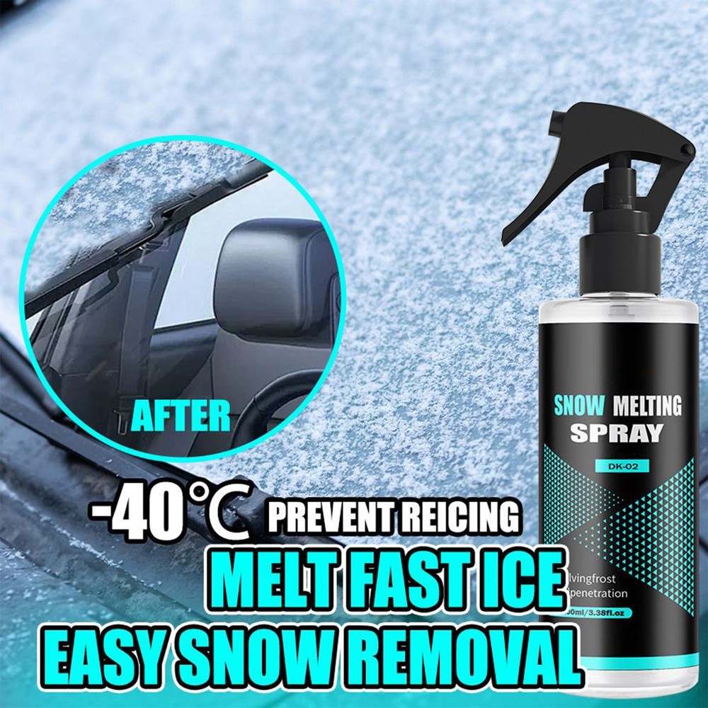 Snow Melting Spray Windshield Spray De-Icer 100ml