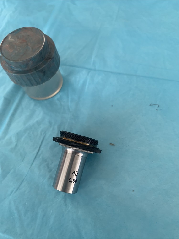 Vintage Lens Objective Microscope Lomo( Zeiss)  40 0,65 Used