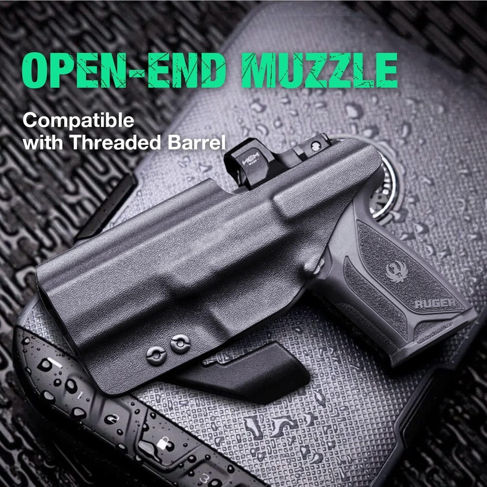 IWB Kydex Holster Optic Cut&Claw For Ruger Security 9/Ruger Security 9 Compact
