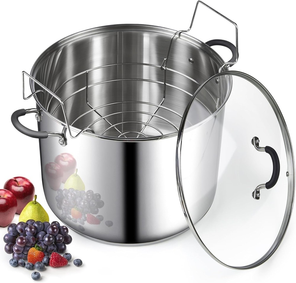 Stainless Steel Water Bath Canner 20 Quart