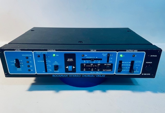 Rockman Stereo Chorus/Delay 100A Micro Rack module 1986 VGC Tested. Nice!