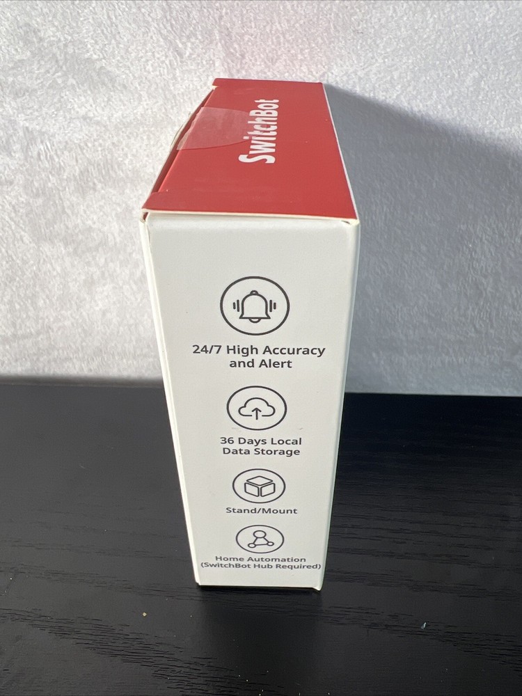 Hygrometer Thermometer Alexa by SwitchBot - iPhone Android Wireless Temperature