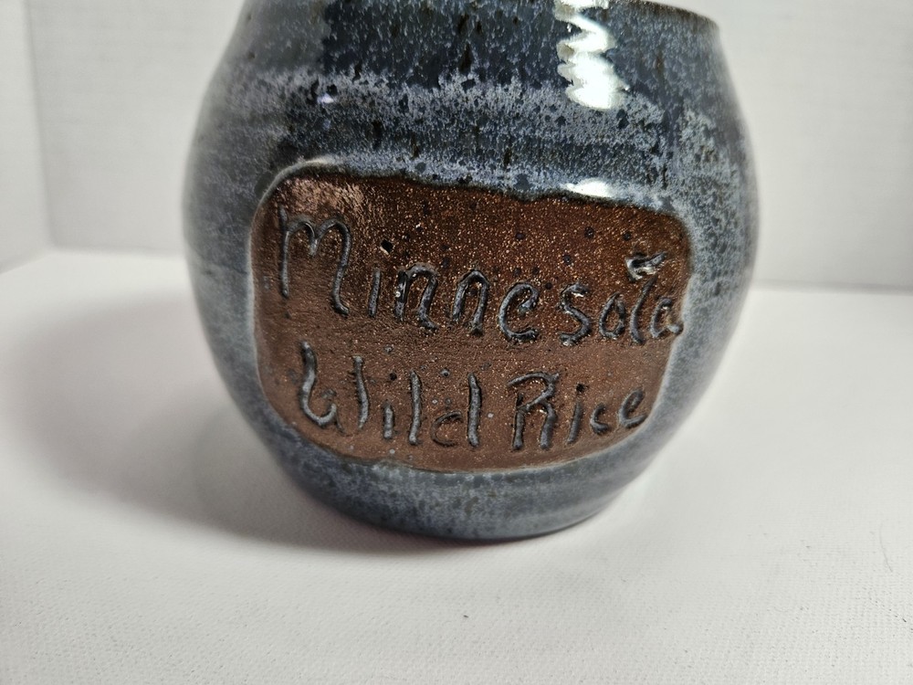 Minnesota Wild Rice Jar signed “Best 86”