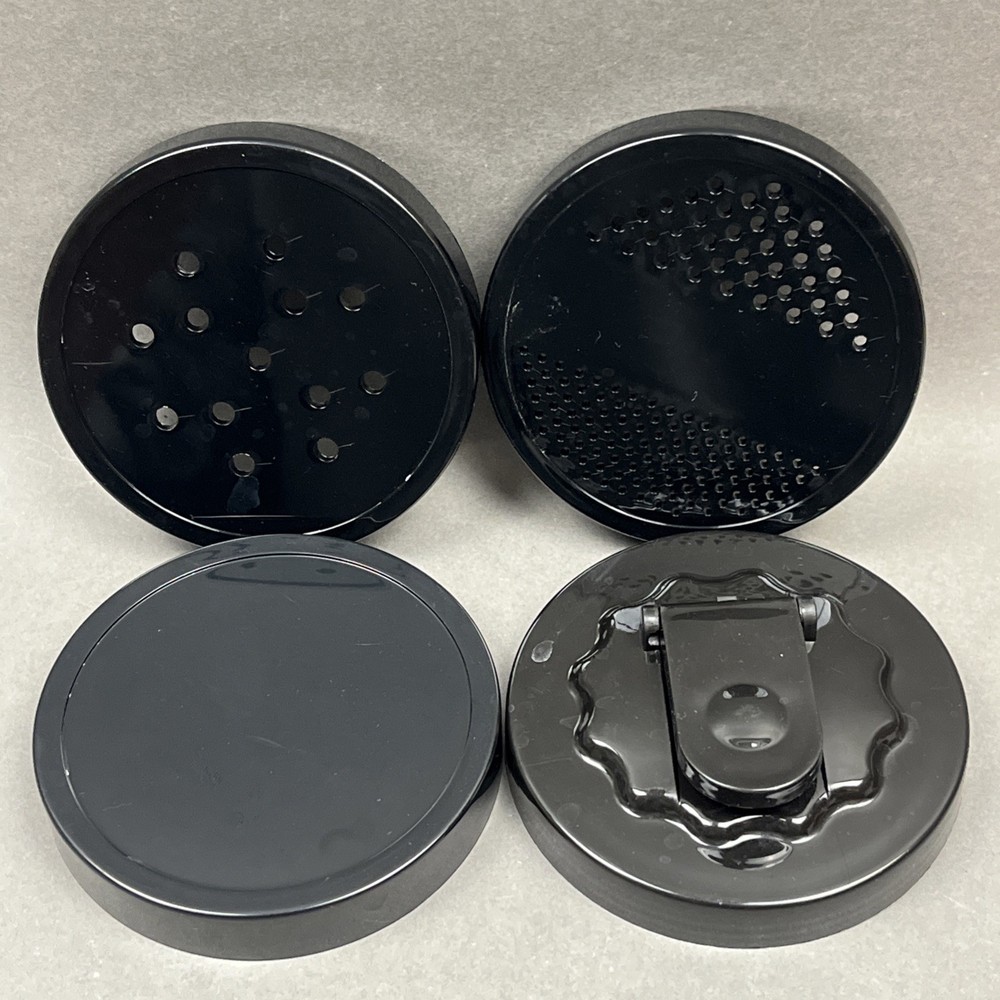 Magic Bullet Blender - (4) Lids- Shaker Lids - Solid Lid - Drinking Lid - MB1001