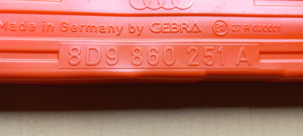 Original Warning Triangle Lightweight 8D9860251A (For: Audi A2)