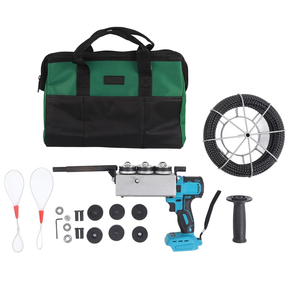 Automatic Wire Stringing Machine, Angle Adjustable Fish Tape Tools with 6 Spa...