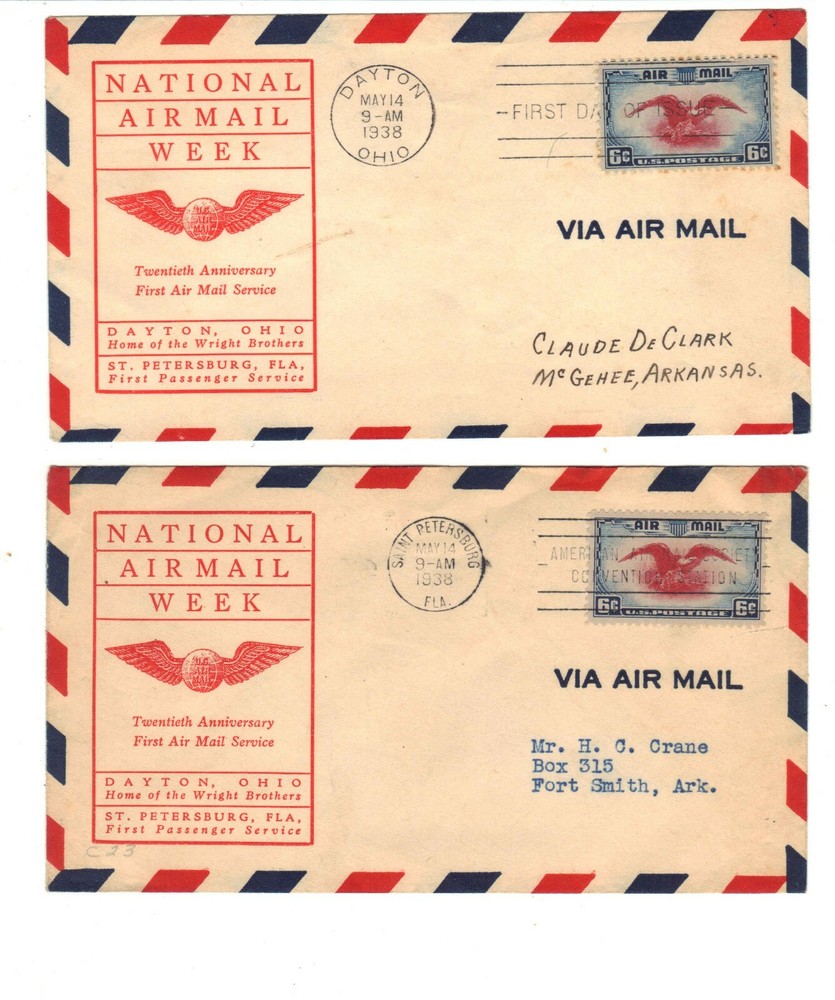 FDC's  #C23-16a  -- Linprint   -- Dayton and St. Pete