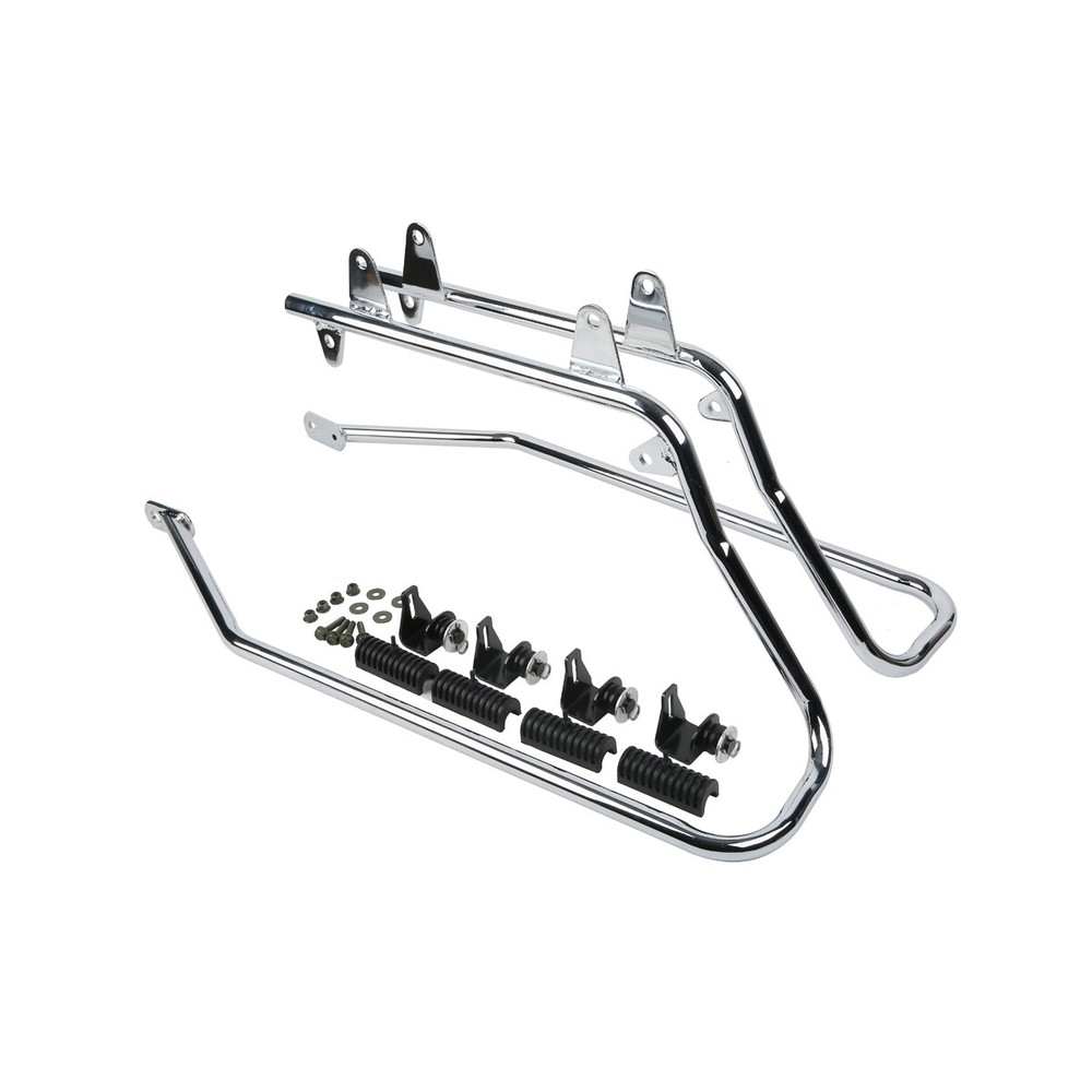 Hard Saddlebags Conversion Bracket Kit Fit For Harley Softail 1984-2017 Chrome