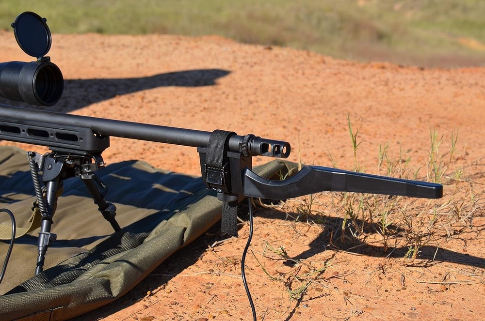 Black Sporter Ballistics Chronograph with LCD Display & Bluetooth Connectivity