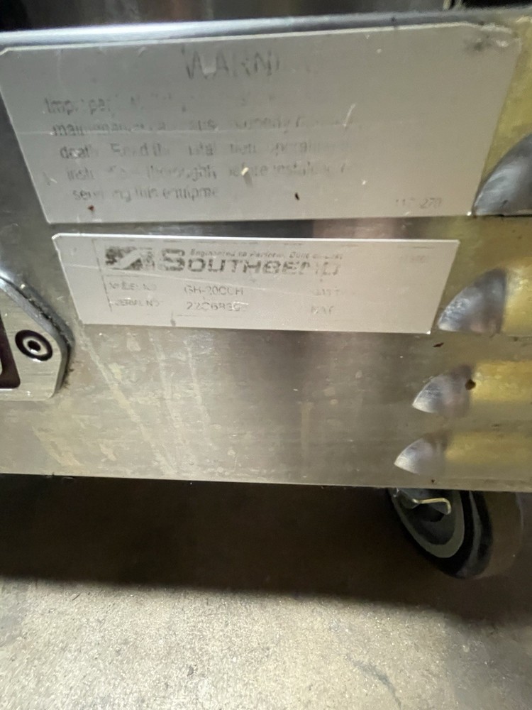 Southbend Half Size Dbl Stack Convection Ovens, Natural Gas