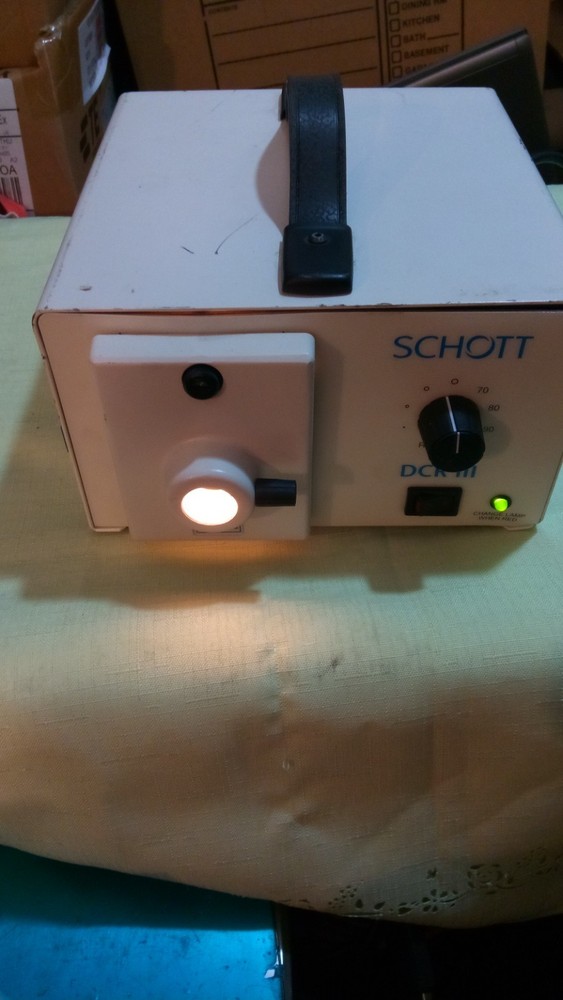 Schott A20800 Light Source DCR III EKE Fiber Optic Light Source