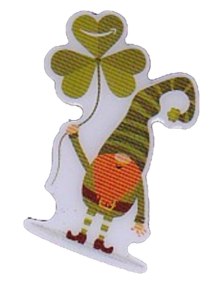 Amazon PECCY St. Patrick's Day Gnome Employee Pin