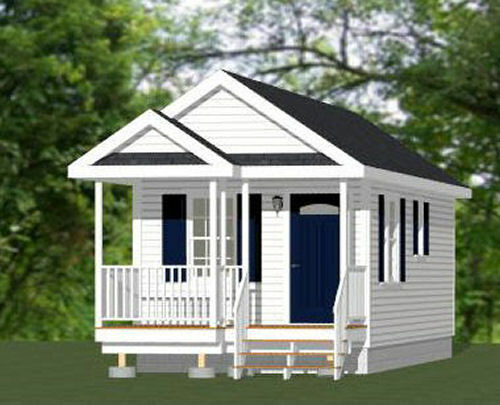 12x30 Tiny House -- 358 sq ft -- PDF Floor Plan -- Model 1A