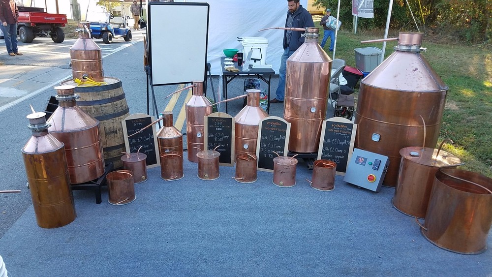 20 Gallon Copper Moonshine Still with WORM (Self Build Kit)