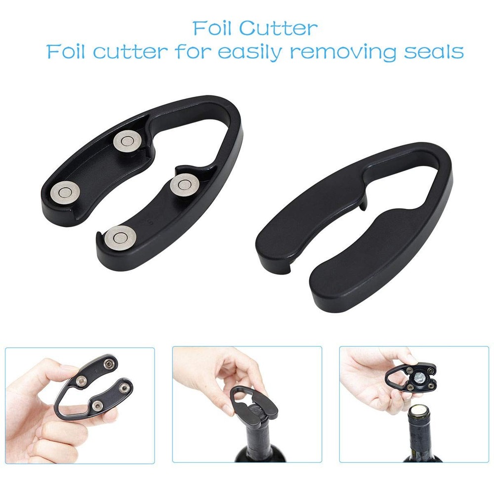 Electric Wine Bottle Opener Automatic Rechargeable Silver