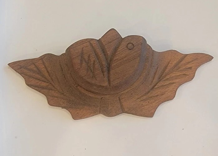 SINGLE solid Wood carved Victorian style  handle drawer pull Or Trim Piece,